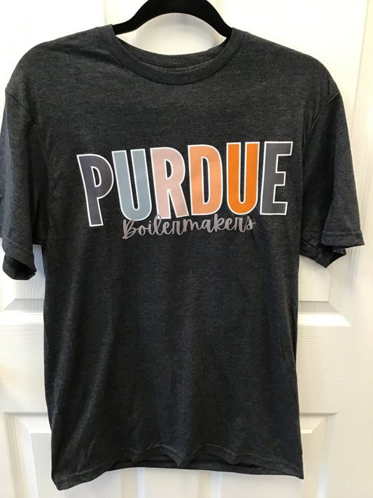 Gray Purdue Tshirt